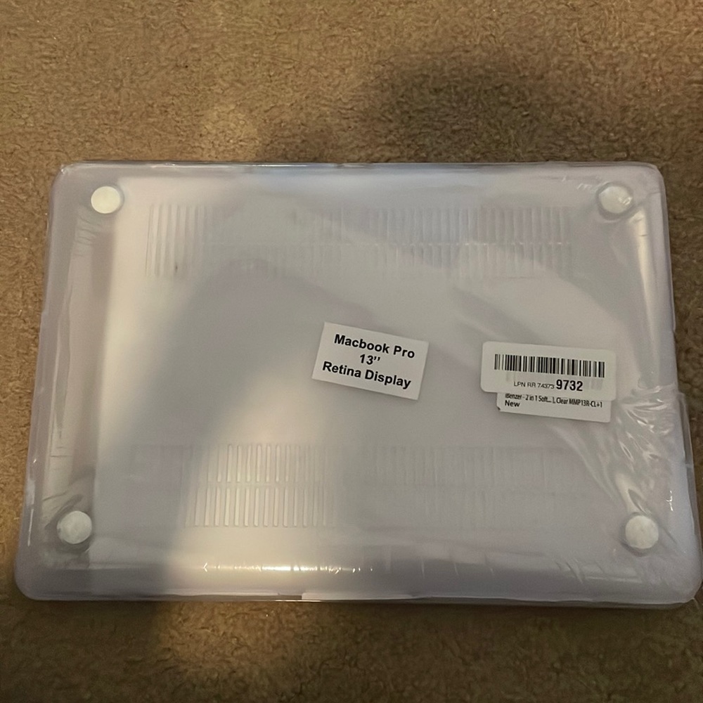 New MacBook Pro 13” Retina Display Clear Case